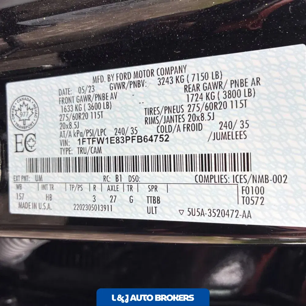 2023 Ford F150 Lariat