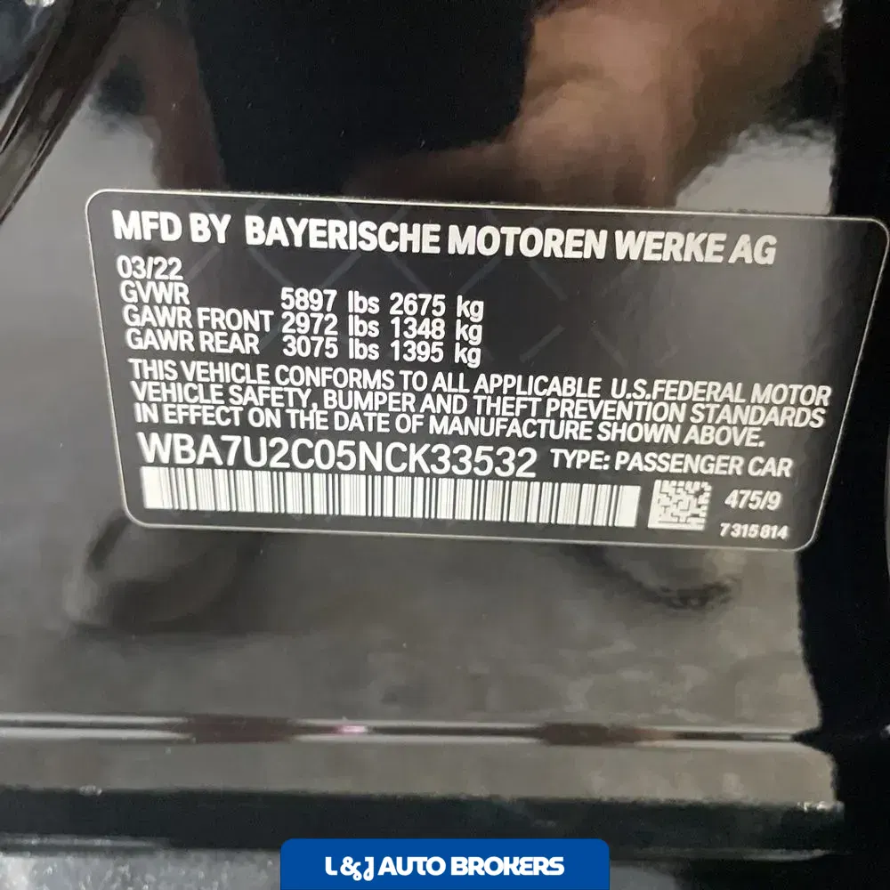 2022 BMW 7-Series 750xi