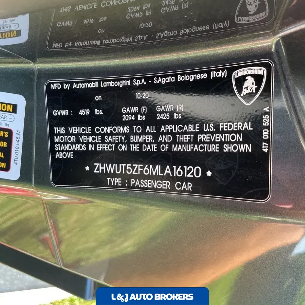 2021 Lamborghini Huracan EVO