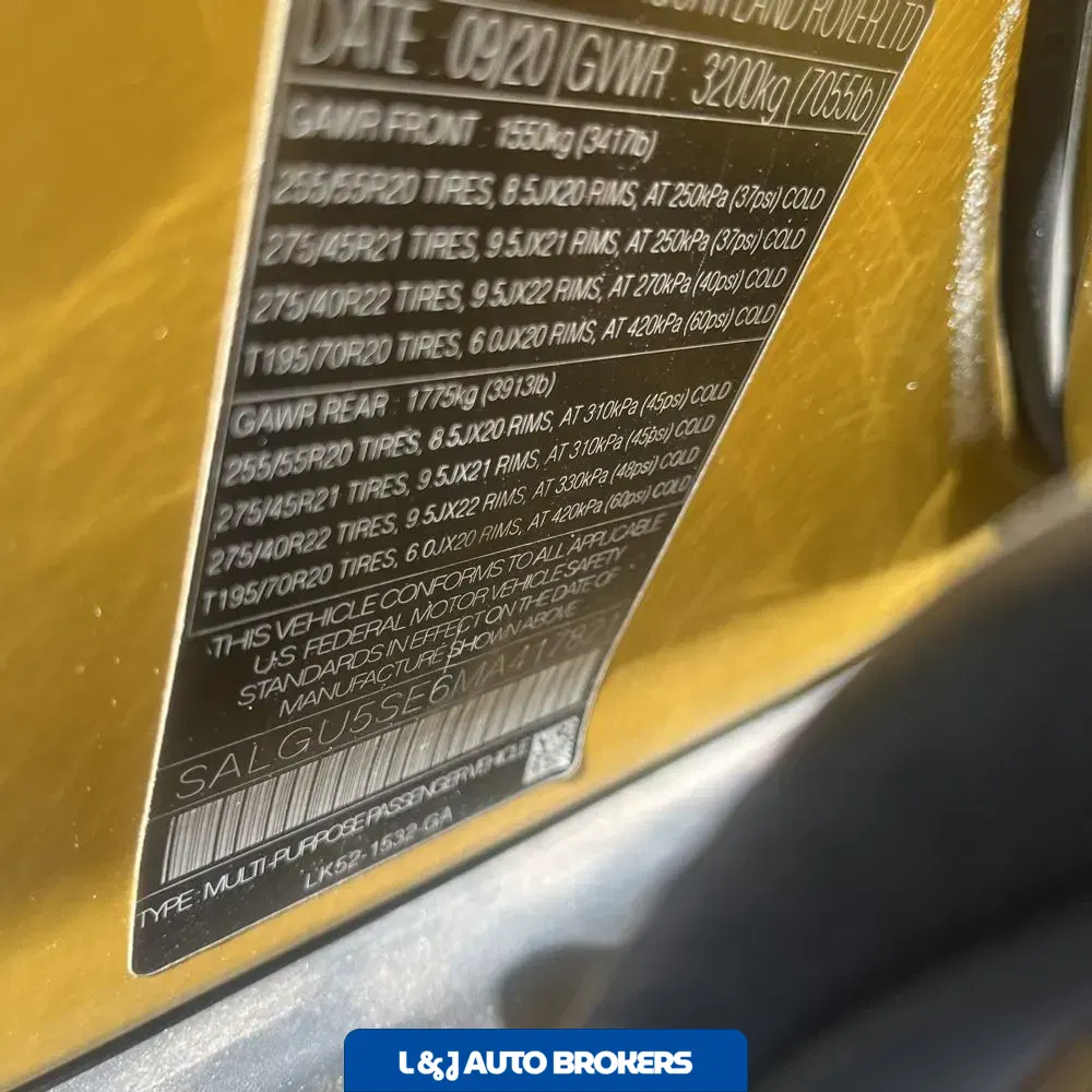 2021 Land Rover Range Rover Autobiography Fifty Edition LWB
