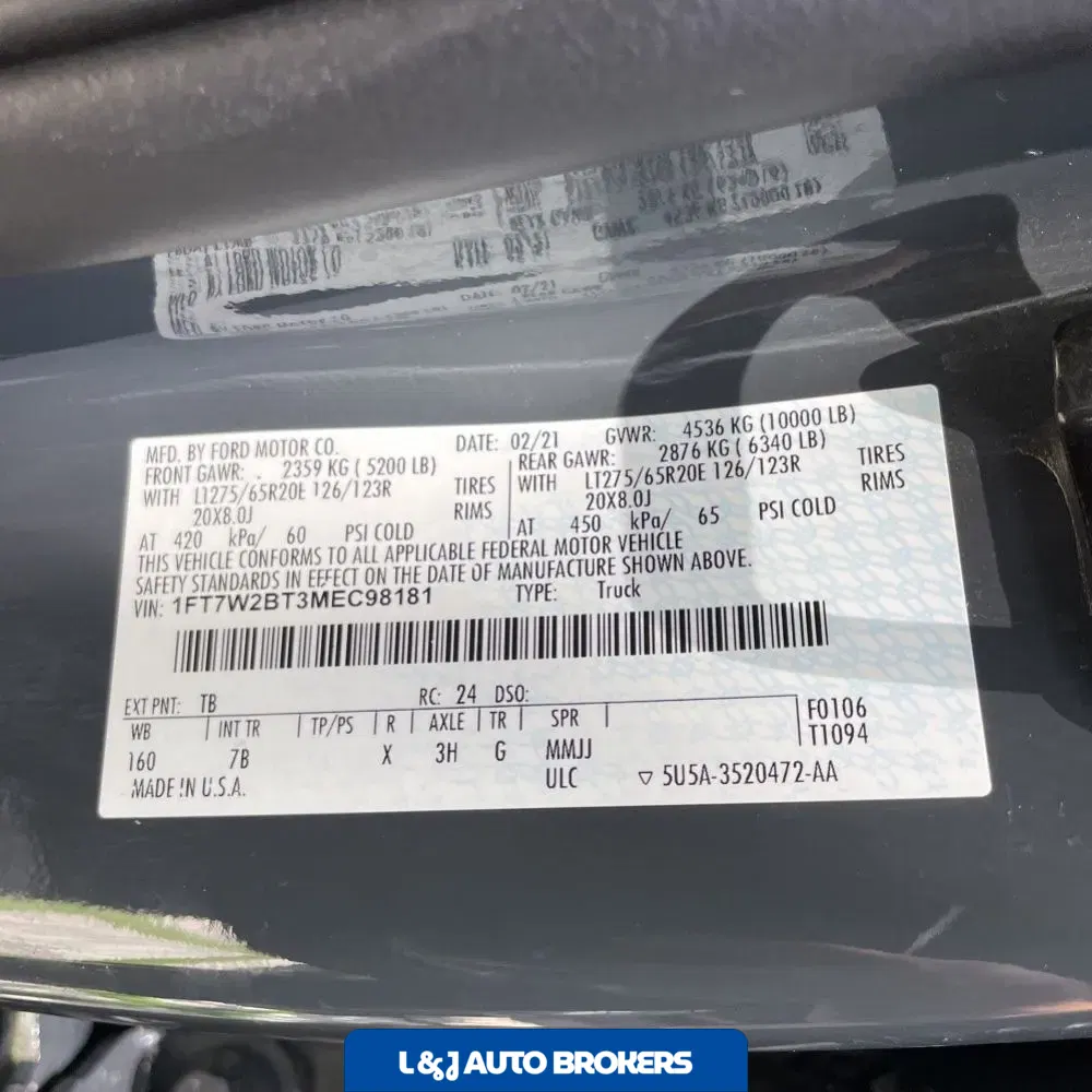 2021 Ford F-250 Super Duty Platinum