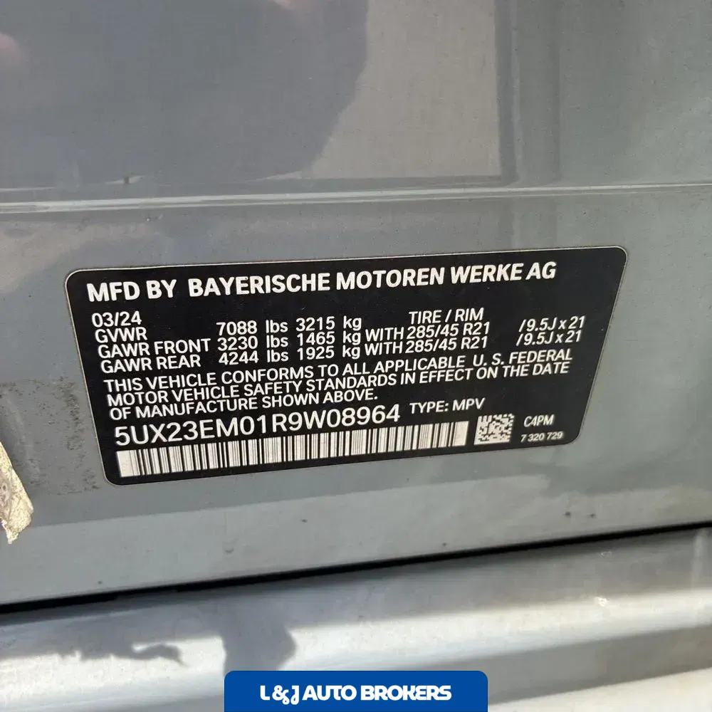 2024 BMW X7 XDrive40i