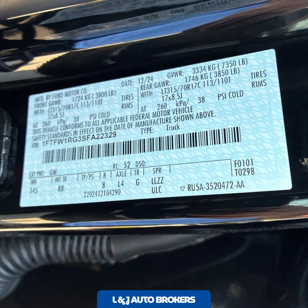 2025 Ford F-150 Raptor