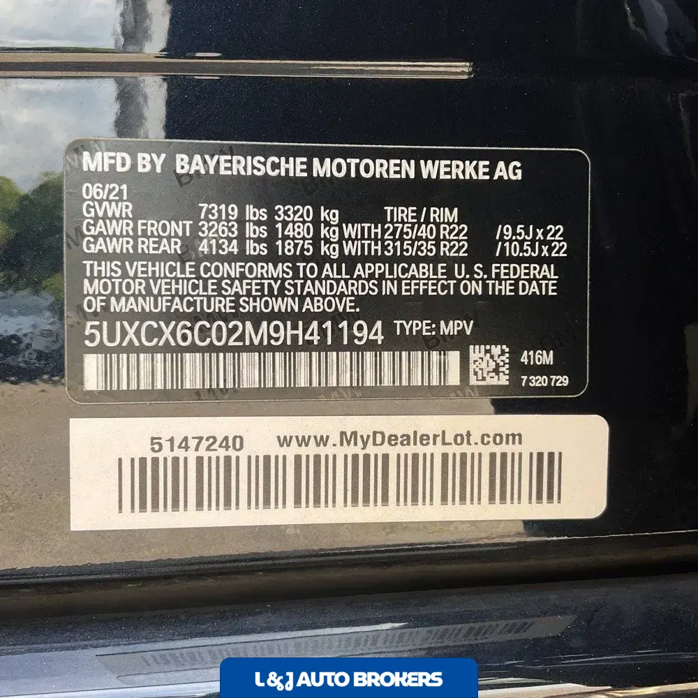 2021 BMW X7 M50i