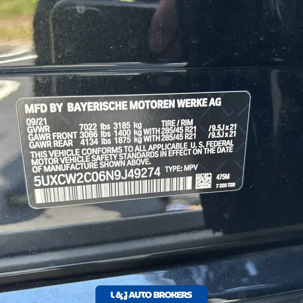 2022 BMW X7 XDrive40i