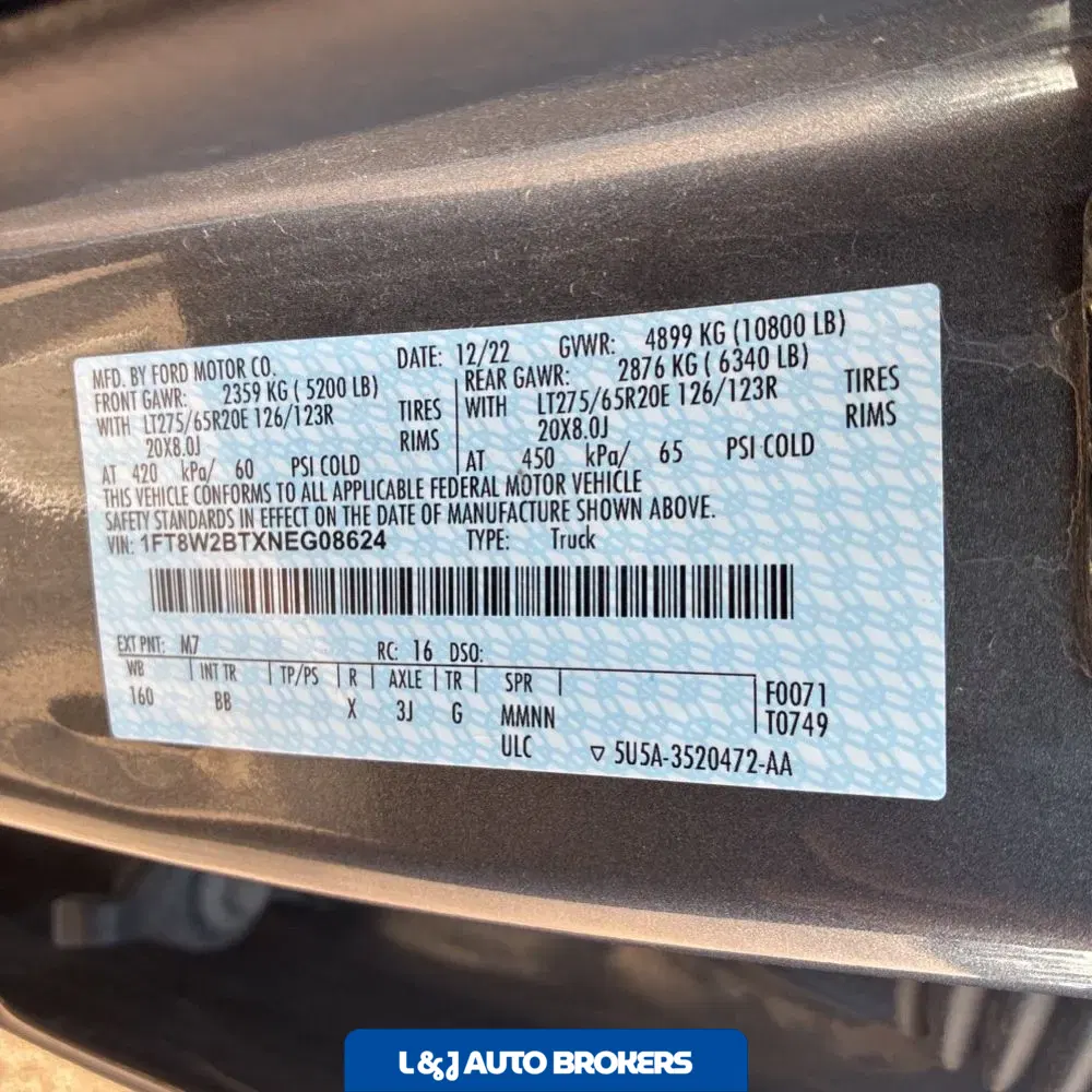 2022 Ford F-250 Super Duty Platinum
