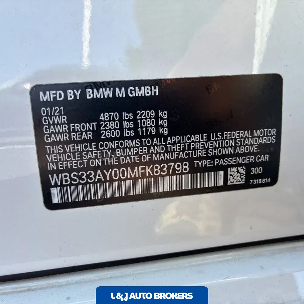 2021 BMW M3 Competition