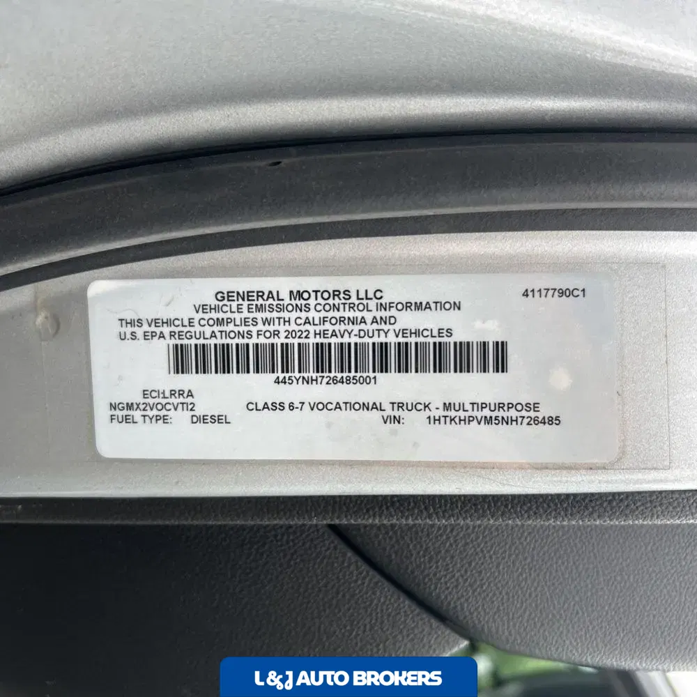2022 Chevrolet Commercial 6500 CA60-80 CREW CAB 4X2 6.6L