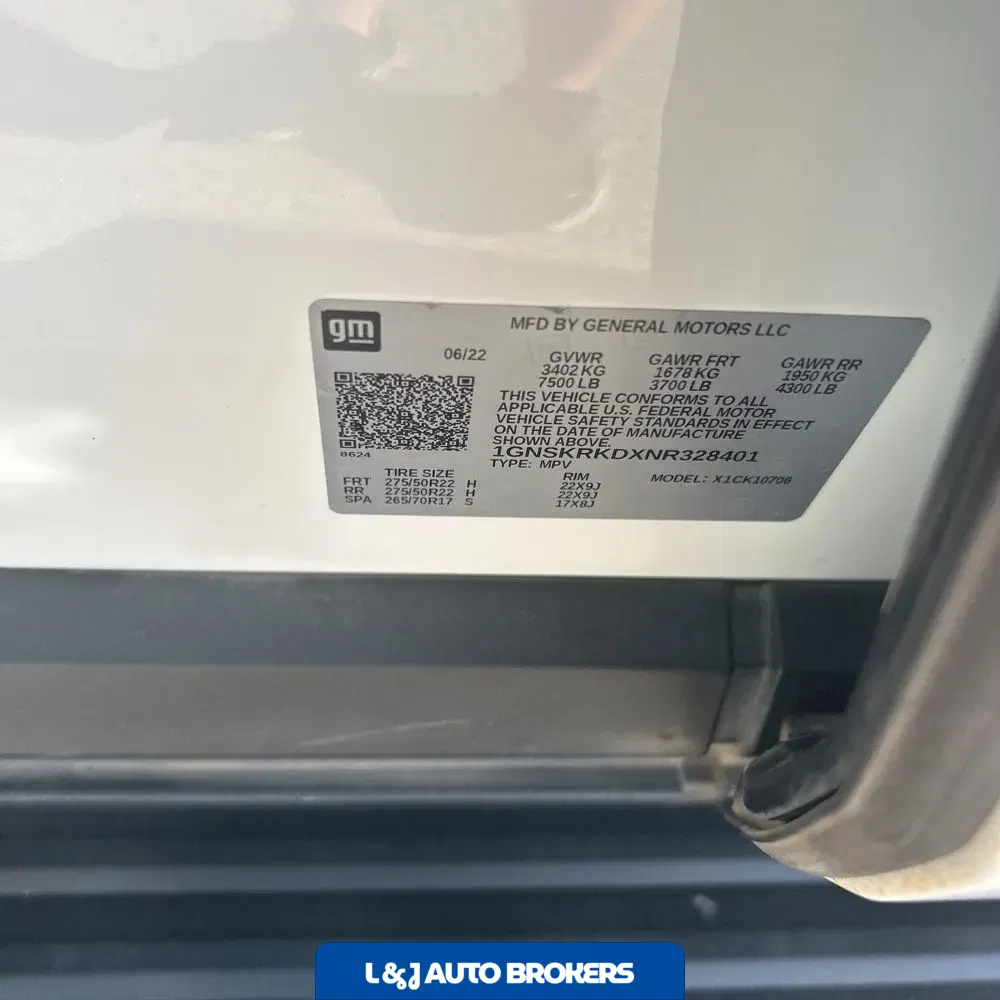 2022 Chevrolet Tahoe RST