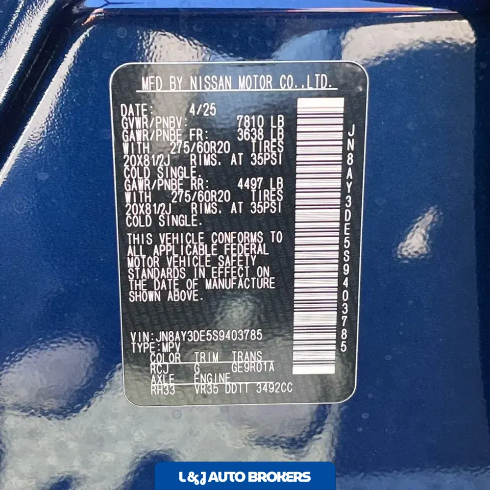 2025 Nissan Armada PRO-4X