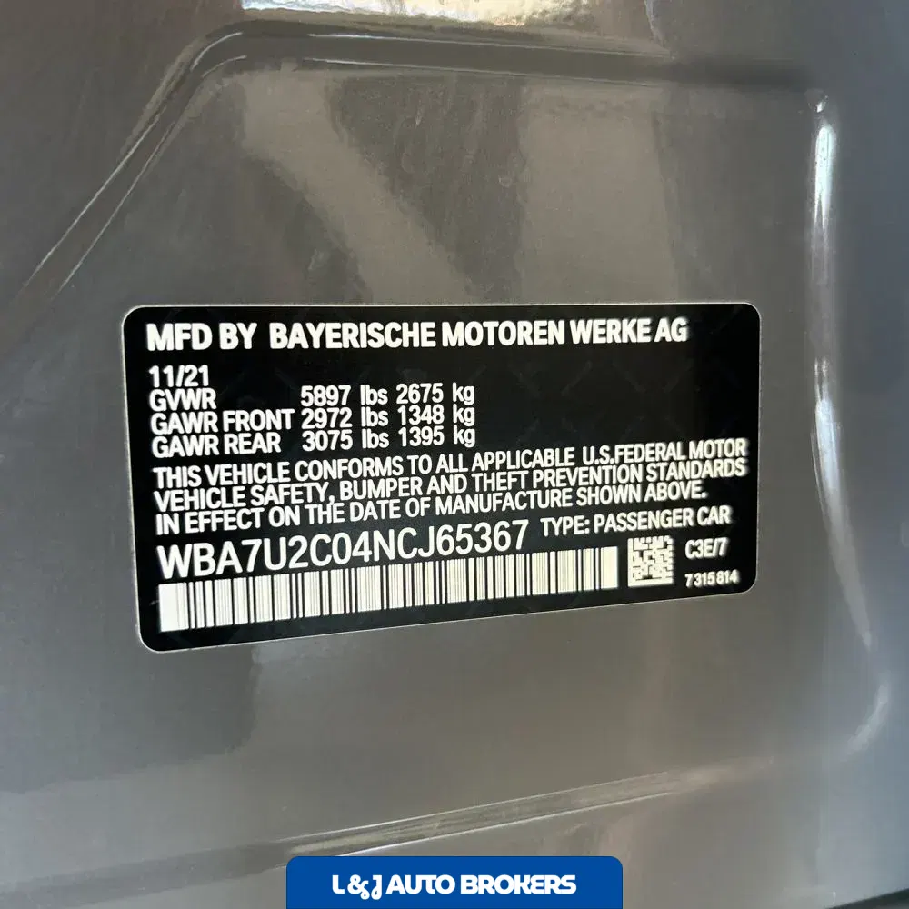 2022 BMW 7-Series 750xi