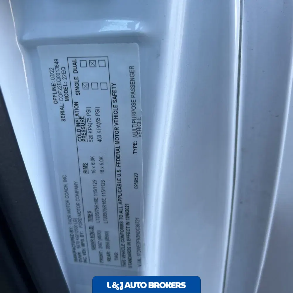 2022 Ford Commercial Vans E350
