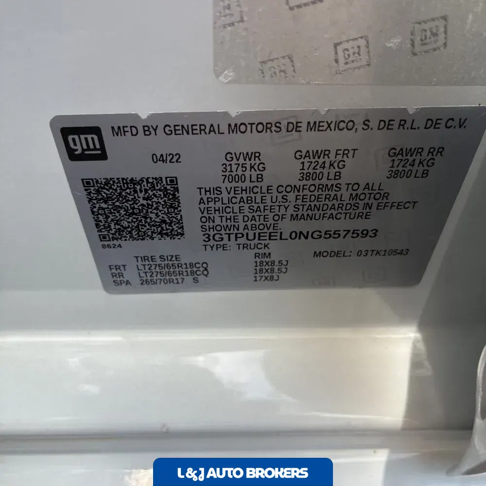 2022 GMC Sierra 1500 AT4