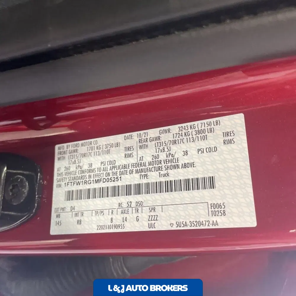 2021 Ford F-150 Raptor