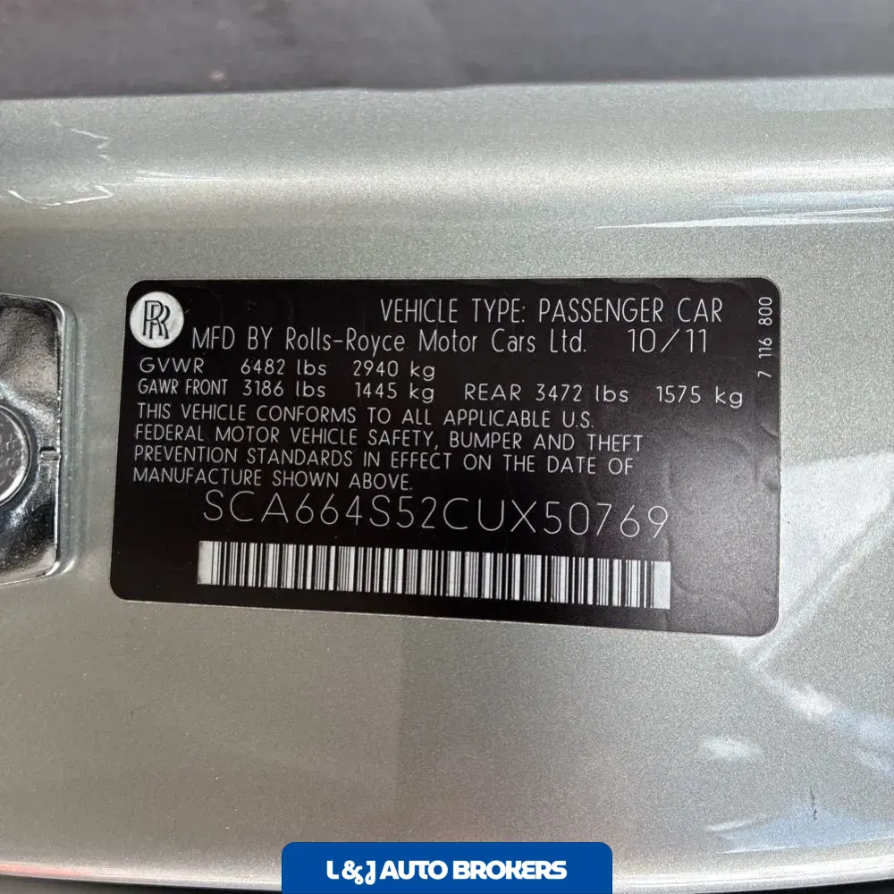 2012 Rolls Royce Ghost Base