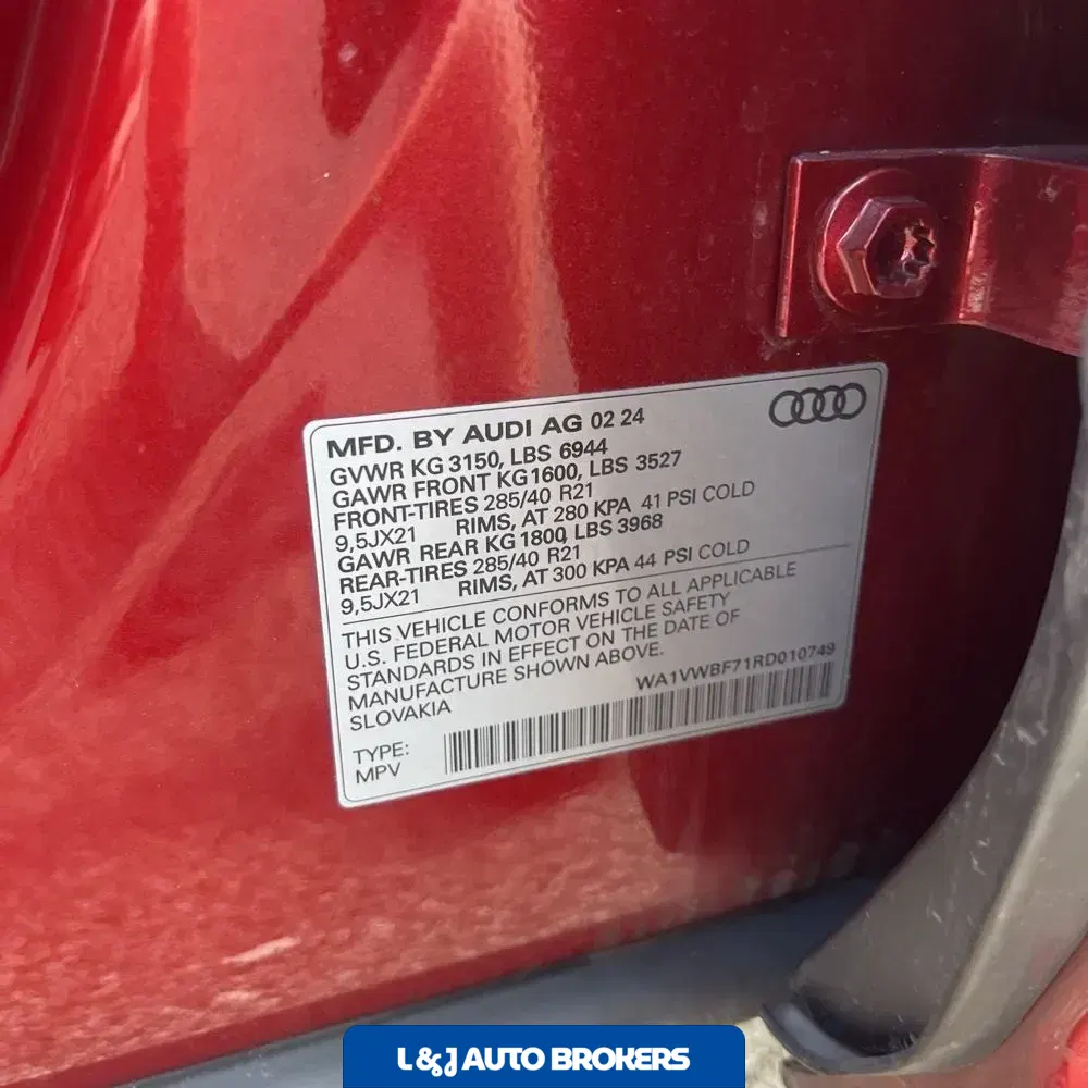 2024 Audi SQ7 Prestige